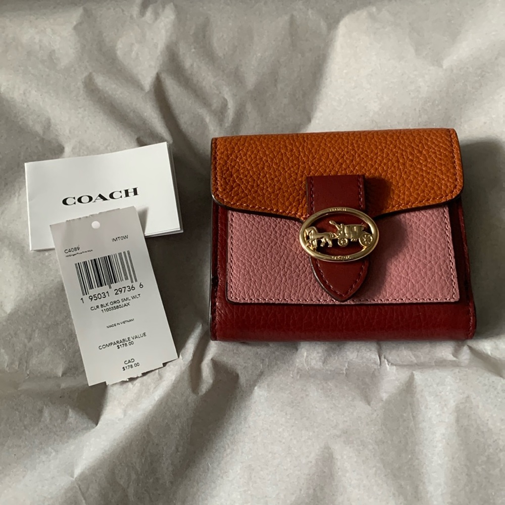 Coach Outlet Georgie Small Wallet in Colorblock
